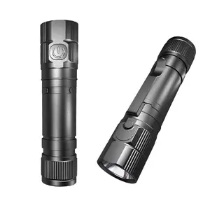 Powerful Rechargeable Aluminium Alloy Led Flashlights Tactical Mini Torch Lintern IP66 Waterproof Outdoor Camping Hiking Walking