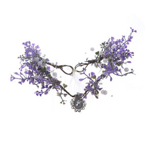 Diadema <span class=keywords><strong>de</strong></span> Flores Hecha a Mano para Boda, Tocado <span class=keywords><strong>de</strong></span> Hada con Cristales, Accesorio <span class=keywords><strong>de</strong></span> Disfraz <span class=keywords><strong>de</strong></span> Elfo Renacentista para Mujer - Product Image 5