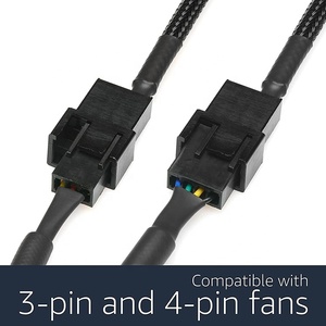 12V Step UP Boost <span class=keywords><strong>USB</strong></span> ถึง 3 พิน 4pin พัดลมพีซี PWM เปิดปิดสวิตช์สายเคเบิลอะแดปเตอร์ไฟ - Product Image 6