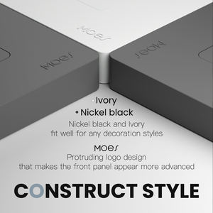 <span class=keywords><strong>MOES</strong></span> Nouvelle série d'interrupteurs à bouton-poussoir intelligent <span class=keywords><strong>Tuya</strong></span> ZigBee3.0, panneau tactile lumineux intégré, gris, 1 gang, interrupteur intelligent - Product Image 5