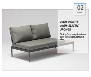 <span class=keywords><strong>Canapé</strong></span> <span class=keywords><strong>extérieur</strong></span> de luxe, mobilier <span class=keywords><strong>extérieur</strong></span> et <span class=keywords><strong>intérieur</strong></span>, salon classique, <span class=keywords><strong>canapé</strong></span> en alun, ensembles de canapés de jardin modulaires, en métal, européen - Product Image 4