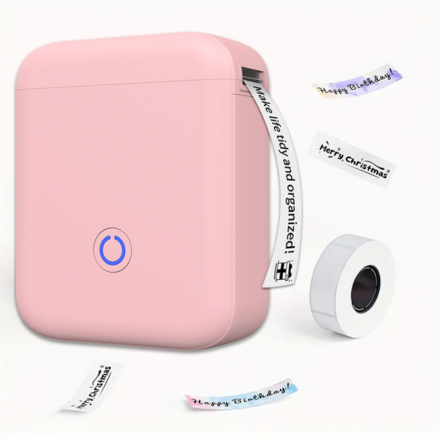 Label Printer Home Portable Mini Thermal Smart Label Machine Waterproof Name Paste Transparent Sticker Printer