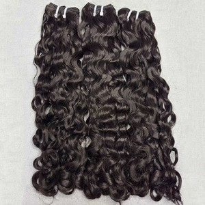 Cheveux humains bouclés des Caraïbes en gros, sans trame, en vrac, bruts, pour tressage, effet mouillé et ondulé - Product Image 4