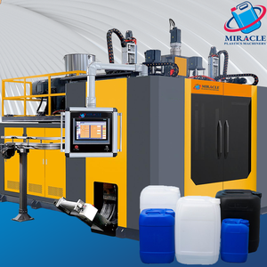 Machines de soufflage par extrusion pour la fabrication automatique de fûts en plastique de <span class=keywords><strong>200</strong></span> <span class=keywords><strong>litres</strong></span>, fûts bleus de 55 gallons - Product Image 1