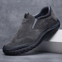 Chaussures de sécurité décontractées pour hommes, basses, imperméables, respirantes, antidérapantes, résistantes à l'usure, à enfiler, solides et confortables