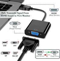 Cable Convertidor de Audio y Video HDTV a VGA al por Mayor para Computadora, Proyector y Monitor Hdm1