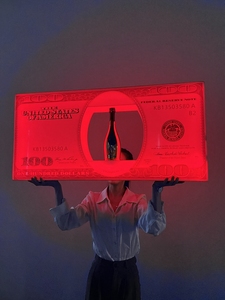 RICHSHINING Logotipo personalizado Intermitente 100 Dollar Bill Vip Led Glorifier Display para KTV Night Club Party - Product Image 5