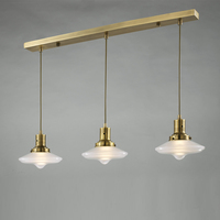VH Creme-Glas LED-Kronleuchter Moderner Nordischer Stil Beleuchtung Französische Goldene Pendelleuchte für Luxusvilla Wohnzimmer