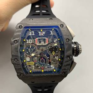 Top New Model 1103 Carbon Fiber Multifunction Chronograph Movement Digital <b>Calendar</b> Wheel Men's Daily Social Automatic Watch - Product Image 6