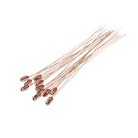 Termistor de Vidrio Transparente NTC Personalizable QCZH MF51 con Cuentas, Tolerancia de 0.01, Resistencia a Altas Temperaturas, Serie DT -40~+300