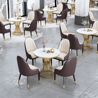 HUALIN Ensemble table et chaises de style moderne pour hôtel, café, bar, restaurant, table à manger commerciale personnalisée