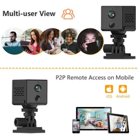 Wistino - Mini Cámaras de Seguridad con Tarjeta SIM 4G de 3MP, Detección de Movimiento, Alarma con Notificación Push, Cámara de Vigilancia Interior para el Hogar, Pequeña Cámara para Monitoreo de Bebés