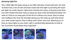 Lampe LED d'<span class=keywords><strong>aquarium</strong></span> efficace 120W à spectre complet, construction en aluminium, avec minuterie et contrôle de la luminosité, pour aquariums d'<span class=keywords><strong>eau</strong></span> <span class=keywords><strong>douce</strong></span> plantés et poissons - Product Image 4
