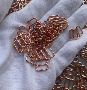 Metal <strong>Bra</strong> Accessories Rose Gold <strong>Bra</strong> <strong>Hooks</strong> 8mm 10mm 12mm 15mm 20mm Lingerie Accessory - Product Image 5