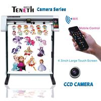 Teneth écran tactile complet avec caméra CCD processeur ARM intelligent traceur de découpe 740mm