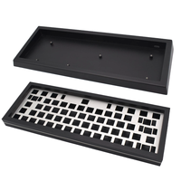 Pelat Keyboard Aluminium 6061 CNC Presisi, Pengukiran CNC Kustom, Finishing Permukaan Premium