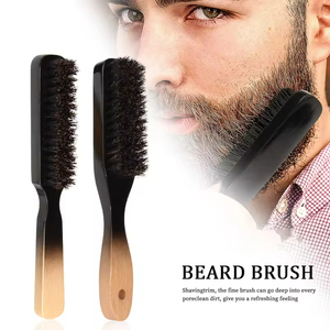 Cepillo y Peine de Madera para Barba con Cerdas de Jabalí y Cepillo para Cabello para Hombres, con Logotipo Personalizado, Gran Venta - Product Image 5