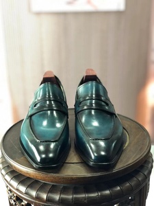 Cie <span class=keywords><strong>ml13</strong></span> tùy chỉnh Penny Loafer bê da chất lượng cao handmade người đàn ông ăn mặc tay-sơn Màu sắc thoáng khí đế ngoài giày - Product Image 4