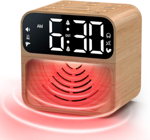 <span class=keywords><strong>Réveil</strong></span> extra fort pour les gros dormeurs : alarme de <span class=keywords><strong>réveil</strong></span> à 115 dB avec lumière clignotante pour aider à éviter de s'endormir trop longtemps - Product Image 1