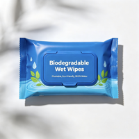 Toallitas Húmedas Desechables de Marca Privada, Toallitas Biodegradables para Limpieza del Inodoro a Bajo Precio