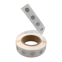 Etiqueta RFID de 16 mm de Diámetro, 13.56Mhz, Iso14443A, NFC Micro RFID Tag213, Etiqueta Adhesiva NFC, Muestra Gratuita