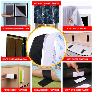 Cinta de Gancho y Bucle de Fácil Aplicación con Adhesivo Súper Fuerte 9448A, Tira de Sujeción de Nylon Entrelazado de Alta Resistencia - Product Image 2