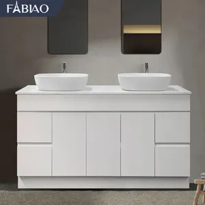 Freestanding Vanity Bathroom 48 Inch Bathroom Vanity Cabinet Floor Mounted Solid White Oak Australian Style Bathroom Cabinet