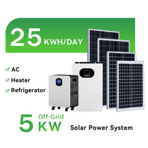 5KW to 30KW Hybrid <b>Solar</b> <b>Power</b> System <b>Kit</b> 48V 51.2V Battery With MPPT Controller Whole Set Grid Customisation Hot Sale - Product Image 1