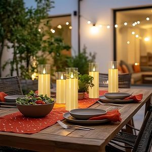 Chất lượng cao LED Nến điện tử vật liệu nhựa cho trang trí nội thất bên ngoài trời Flameless nến LED nhấp nháy với bộ đếm thời gian - Product Image 6