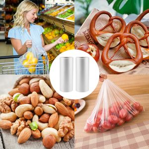 Sacs en plastique transparents de qualité supérieure pour produits frais, 12x20 pouces, rouleau de 700 unités, pour le stockage des aliments, fruits, légumes, pain, réfrigérateur - Product Image 5