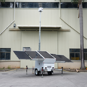 Tour de sécurité mobile alimentée au diesel et à l'énergie solaire avec caméras PTZ doubles 4G sans fil 4K 8MP en acier inoxydable, <span class=keywords><strong>vision</strong></span> nocturne et zoom 30X - Product Image 2