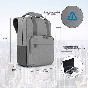 Mochila negra para <span class=keywords><strong>ordenador</strong></span> portátil, mochila impermeable informal para viajes al aire libre, mochila de senderismo con LOGO, compartimento para zapatos para mujeres y hombres - Product Image 6