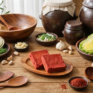 Bloque de Condimento para Kimchi, Cubo de Salsa Fermentada Coreana, Ingrediente Práctico para Cocinar - Product Image 1