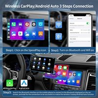 Dongle de jeu de voiture USB universel en cuir OEM ODM Adaptateur de carplay automatique sans fil pour Fiat 500 W205 Compatible avec Apple Carplay