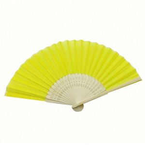 Portable Bamboo Folding Fan Carved and Painted Folk Art Design for Home Decoration or Sports Party Flower and Model <b>Pattern</b> - Product Image 6