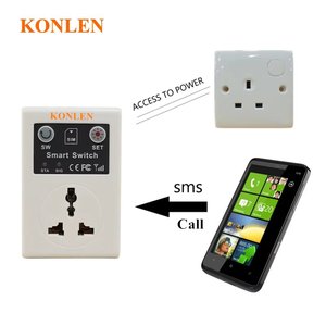 KONLEN-Prise de courant GSM 10A, interrupteur relais, télécommande, appel téléphonique SMS, application intelligente, prise EU UK - Product Image 2