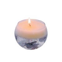 Raffinierte Gelee-Wachs Aromatherapie-Kerze mit Sanftem Flammeneffekt Perfekt für Hochzeitsempfang oder Jubiläumsfeier Geschenk