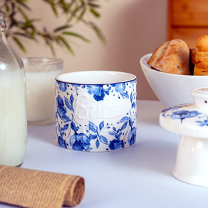Fresh Floral Ceramic Butter Dish With Lid, Butter & <b>Cheese</b> <b>Storage</b> <b>Container</b> for Home and Restaurant Use - Product Image 4
