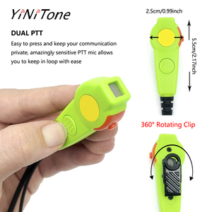 Auricular con Micrófono YiNiTone de 2 Pines en Forma de G con PTT de Sonrisa Rosa para Kenwood TK-2107 TK-3107 <span class=keywords><strong>BaoFeng</strong></span> <span class=keywords><strong>UV</strong></span>-5R - Product Image 3