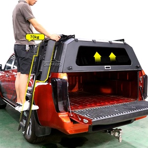 Pickup Truck Bed Canopy Ladder Hardtop Aluminium Hilux Canopy For Tacoma Ford Ranger <strong>F150</strong> Nissan Np300