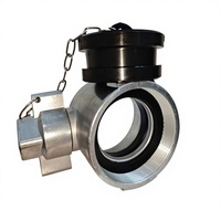 Adaptateur Storz femelle vers BSPP de haute qualité Hong'an avec capuchon à chaîne, raccord de tuyau d'incendie en aluminium pour système d'extinction d'incendie