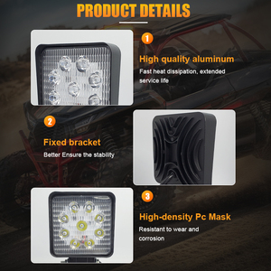 4-Inch Faros Auxiliares LED Car Accessories 27W White LED Lights Other Auto Parts Faros Lupa LED Lights for Autos - Product Image 6