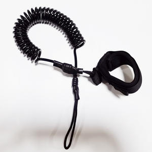 Laisse de planche de surf en TPU haute élasticité de 10 pouces, accessoires de ski nautique, corde de sécurité pour planche de surf, directement de l'usine - Product Image 5