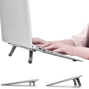 Soporte ajustable de plástico ABS para ordenador portátil, portátil y flexible, soporte de refrigeración para portátil para uso en escritorio para ordenador y tableta portátil - Product Image 4