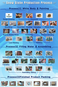 Fabbrica di porcellana souvenir decorativi di natale con sfera di cristallo ornamenti <span class=keywords><strong>da</strong></span> tavolo personalizzato globo di neve regalo di compleanno per bambini - Product Image 5