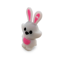 Memoria USB con Forma de Conejo de PVC, Diseño Animado, USB 2.0, 4G 8G 16G 32GB, Pendrive de Dibujos Animados al por Mayor