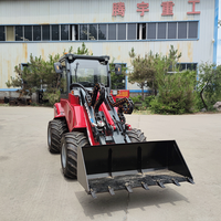 Landschaftsbau-Knickgelenkter Kleiner Frontlader DY1150 mit Mehreren Anbaugeräten