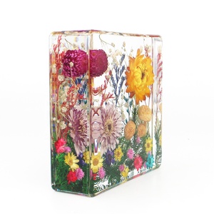 Venta caliente de resina de flor seca Artificial, regalos de lujo, flor real, pisapapeles floral, resina, flor seca, arte de resina - Product Image 2