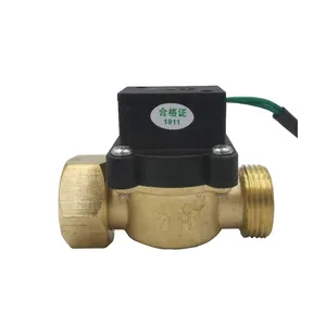 High Precision G 3/4" Magnetic Flow Switch Water Flow Switch Sensor Brass Baffle Flow Switch