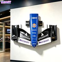 Sculpture murale en fibre de verre F1 : Aileron avant et cône de nez de voiture de course personnalisés – Décoration murale pour club de course et façade de magasin
